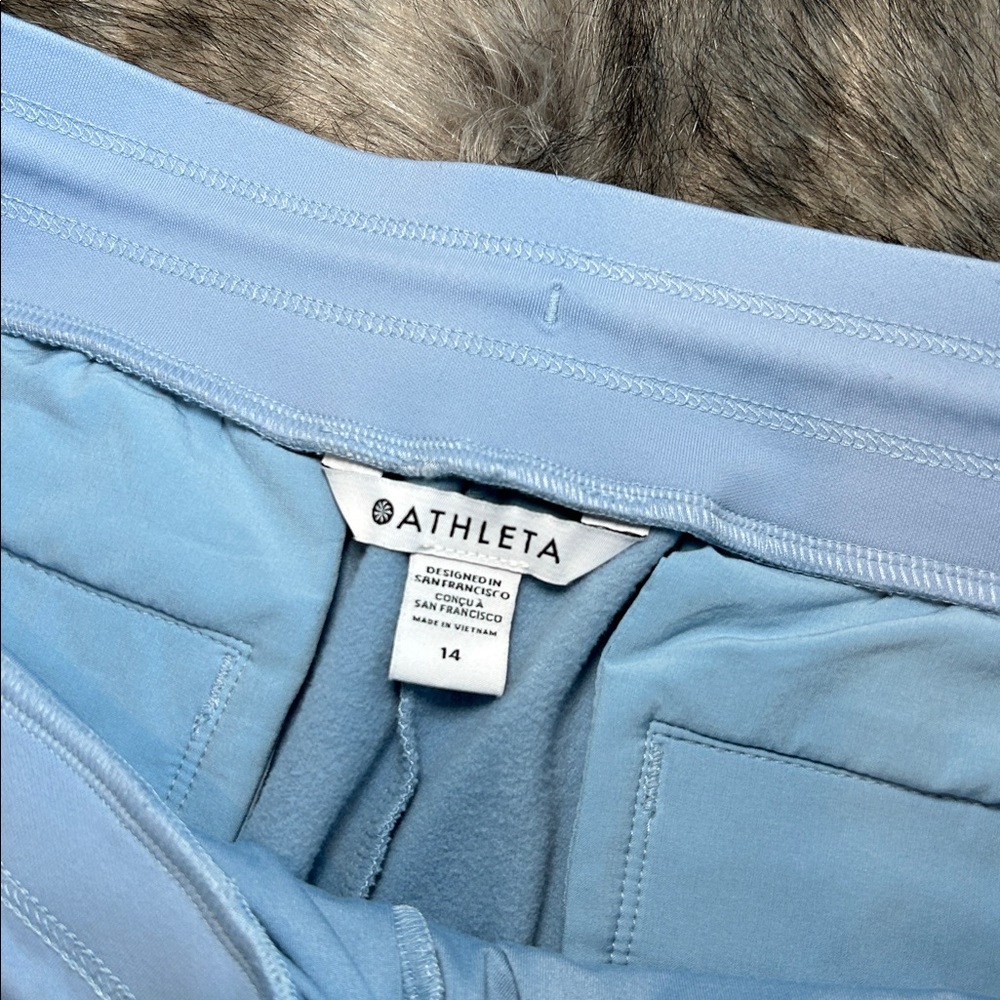 Athleta Solstice Jogger Pants Apres Ski Down Quilted Size 14 Primaloft Eco - Picture 7 of 9